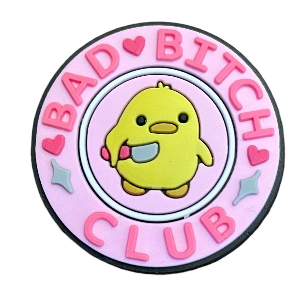 Bad Bi*ch Club Croc Charm